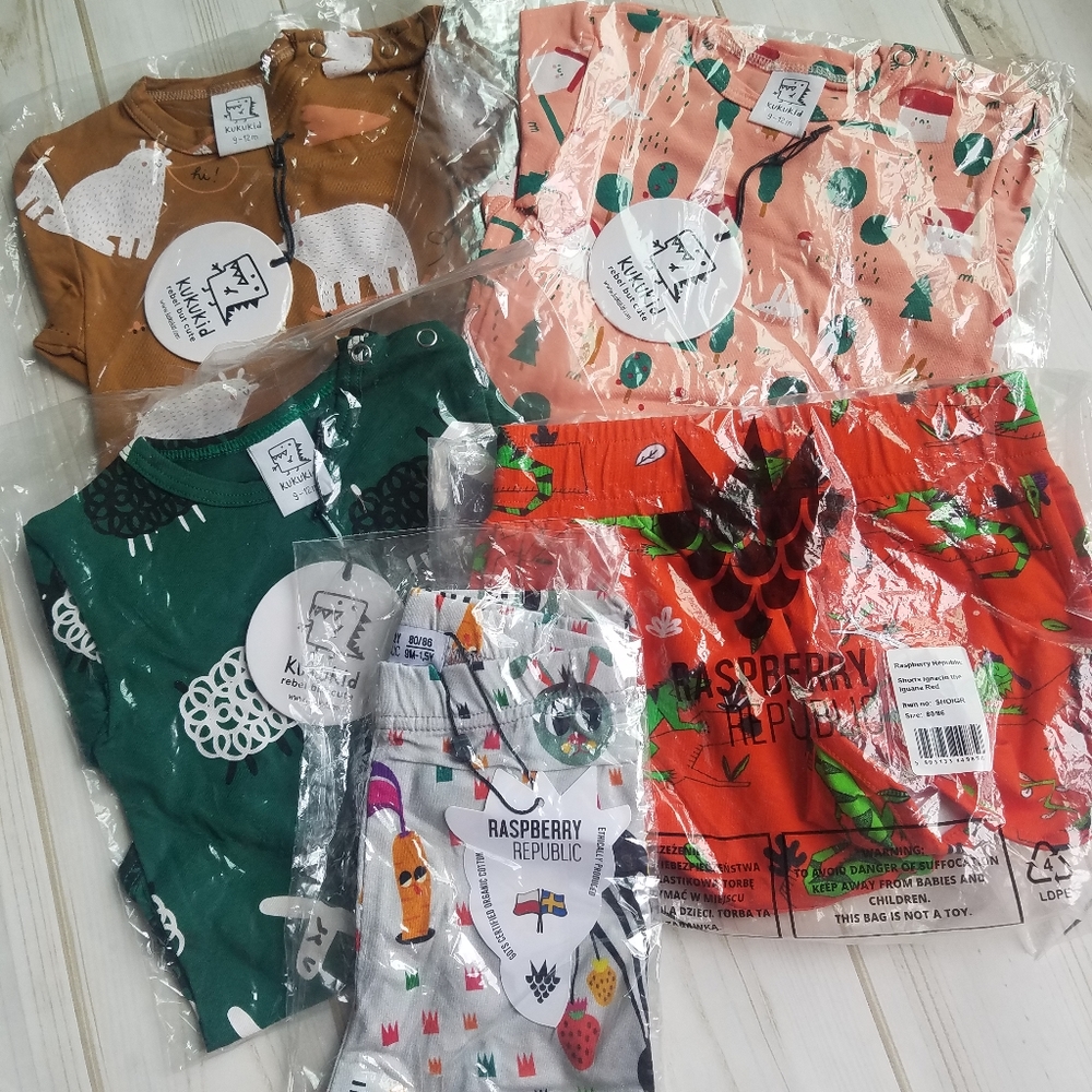 Assorted New Baby clothes 9-12M